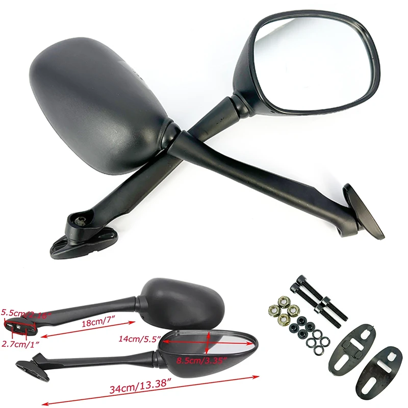 For Honda CBR250R 2011-2013 CBR300R 2015-2018 CBR500R 2013-2017 CB1300S 2003-2012 Rear View Side Mirror Motorcycle Accessory