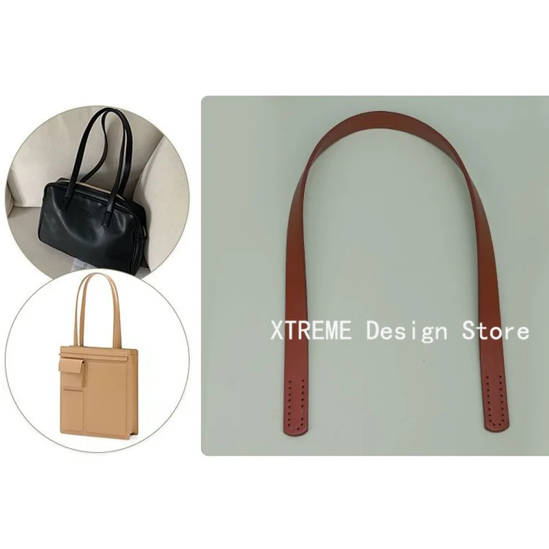 2Pcs PU Leather Shoulder Bag Strap Plain Weave Women Bag Handles DIY Replacement Handle For Handbag Belt Bag Accessory