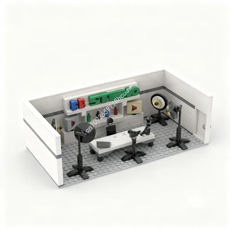 

363pcs MOC City Business Life The Studio Model Building Blocks Construction Christmas Gift DIY Creative Education Toy Idea