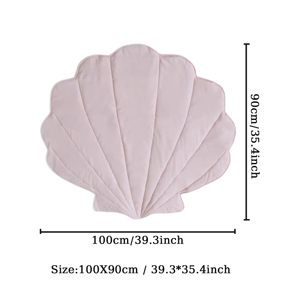 Room Decoration Carpet Seashell Shaped Thin Cushion Living Room Decorative Carpet Floor Carpet for Living Room Rug