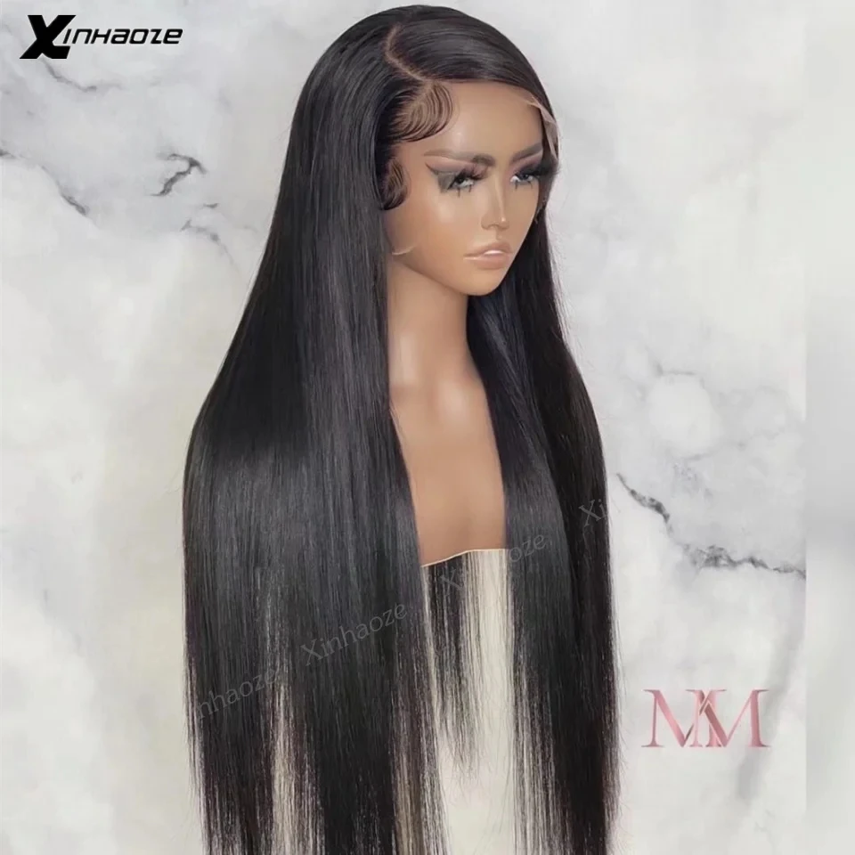 Side Part 13x4 Scalp Cap HD Lace Front Wig Straight Silk Base 13x6 Lace Front Human Hair Wigs Pre Plucked Brazilian Remy Hair