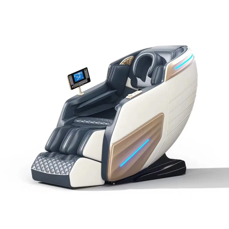 3D Zero Gravity Electric Shiatsu Recliner 6 Auto Modes Timing Control Best Mobile Phone Holder Luxury PU Massage Chair