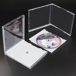 1pc Plastic DVD Case Portable CD Storage Box CD Package Case Durable DVD Box Thickened CD DVD Disc box