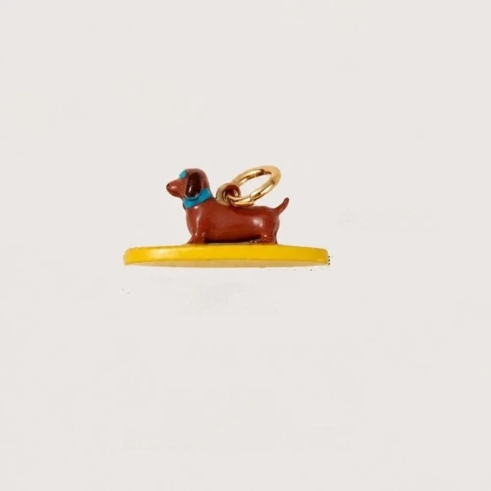 Colorful Enamel Dog Pendant description 10