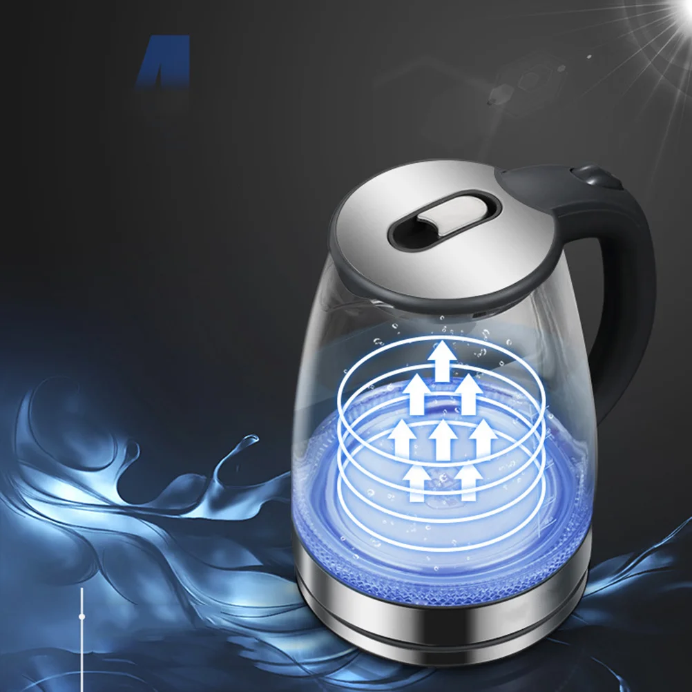 

1.7L Water Kettle Glass Electric Fast Boiling Overheat Protection Auto Shut Off for Home Office Hotel Glass Kettle