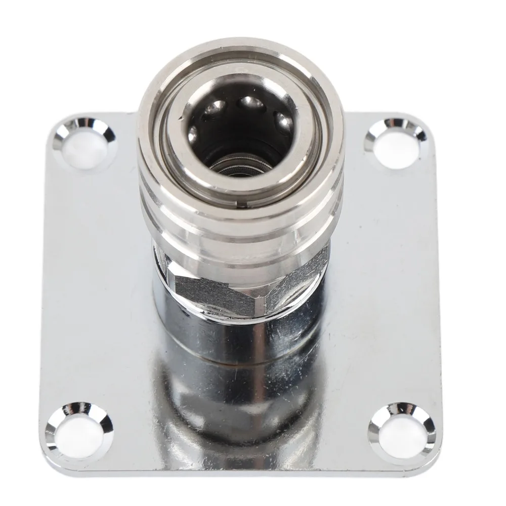 2 Set Stainless Steel Foam Pressure Washer Holder Silver 1/4 Inch Quick Connect Foam Sprayer Holder Space Saving
