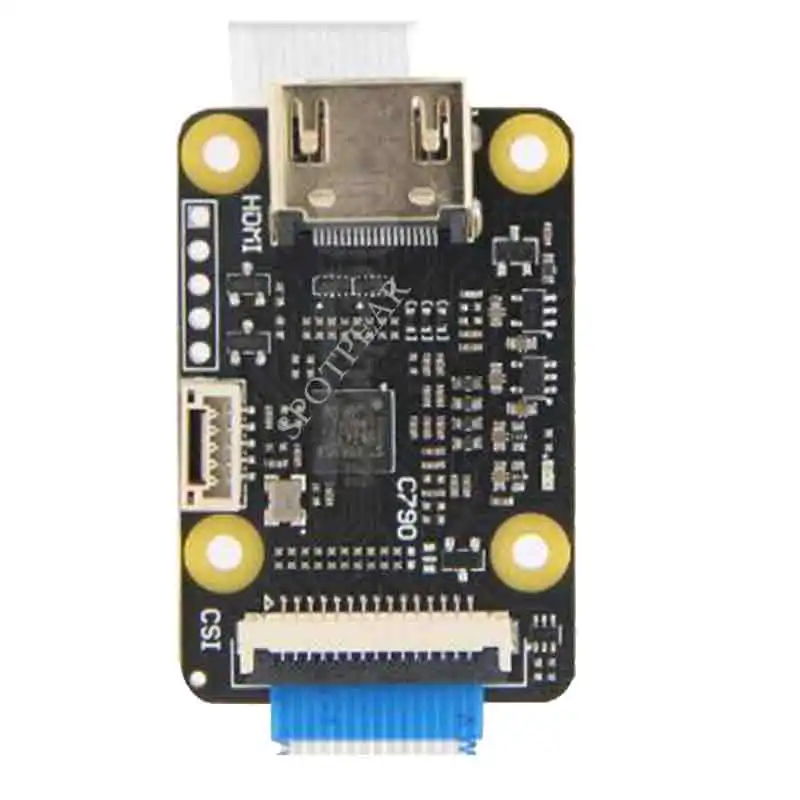 C790 HDMI to CSI 2 Camera Adapter Support Video & Audio & Up to 1080p60fps for Raspberry Pi 5 Zero/ 4 B / 3 B+ / 3B / CM4 / CM3