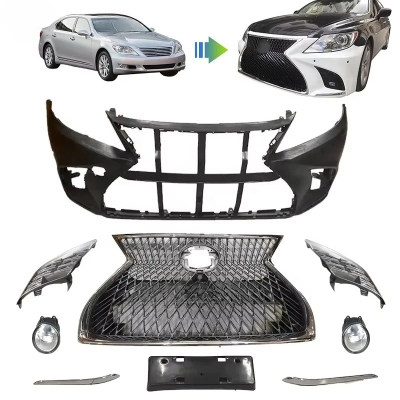 

XDS Самые продаваемые обновленные комплекты кузова автомобиля для Ls 2006-2012–2020 с дневными ходовыми огнями, светодиодным передним бампером
