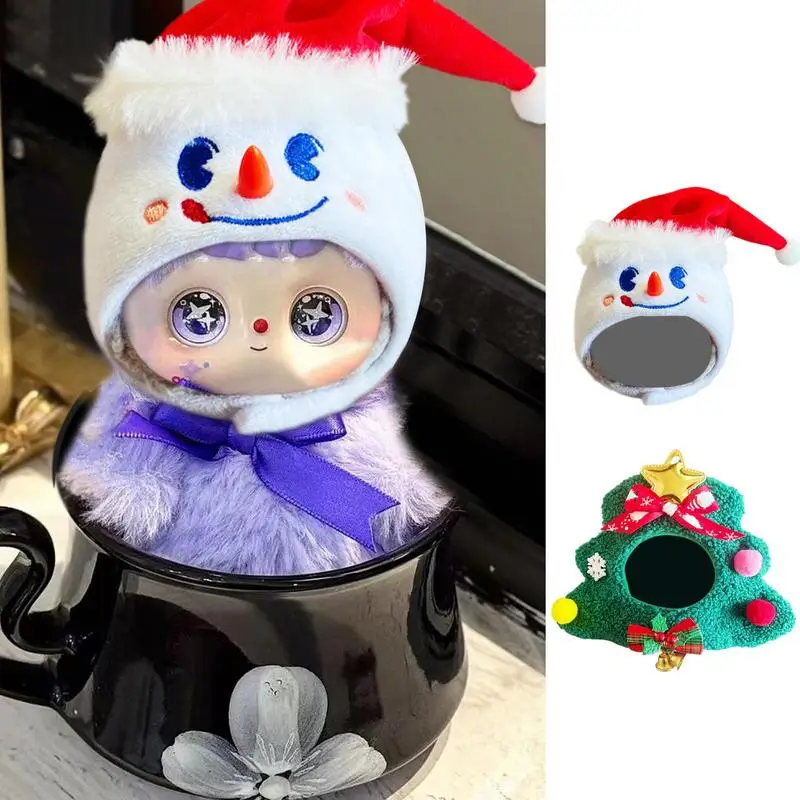 Christmas Doll Clothing Christmas Series Winter Plush Doll Costume Stuffed Animal Dress Up Set Collectible Doll Accessories For