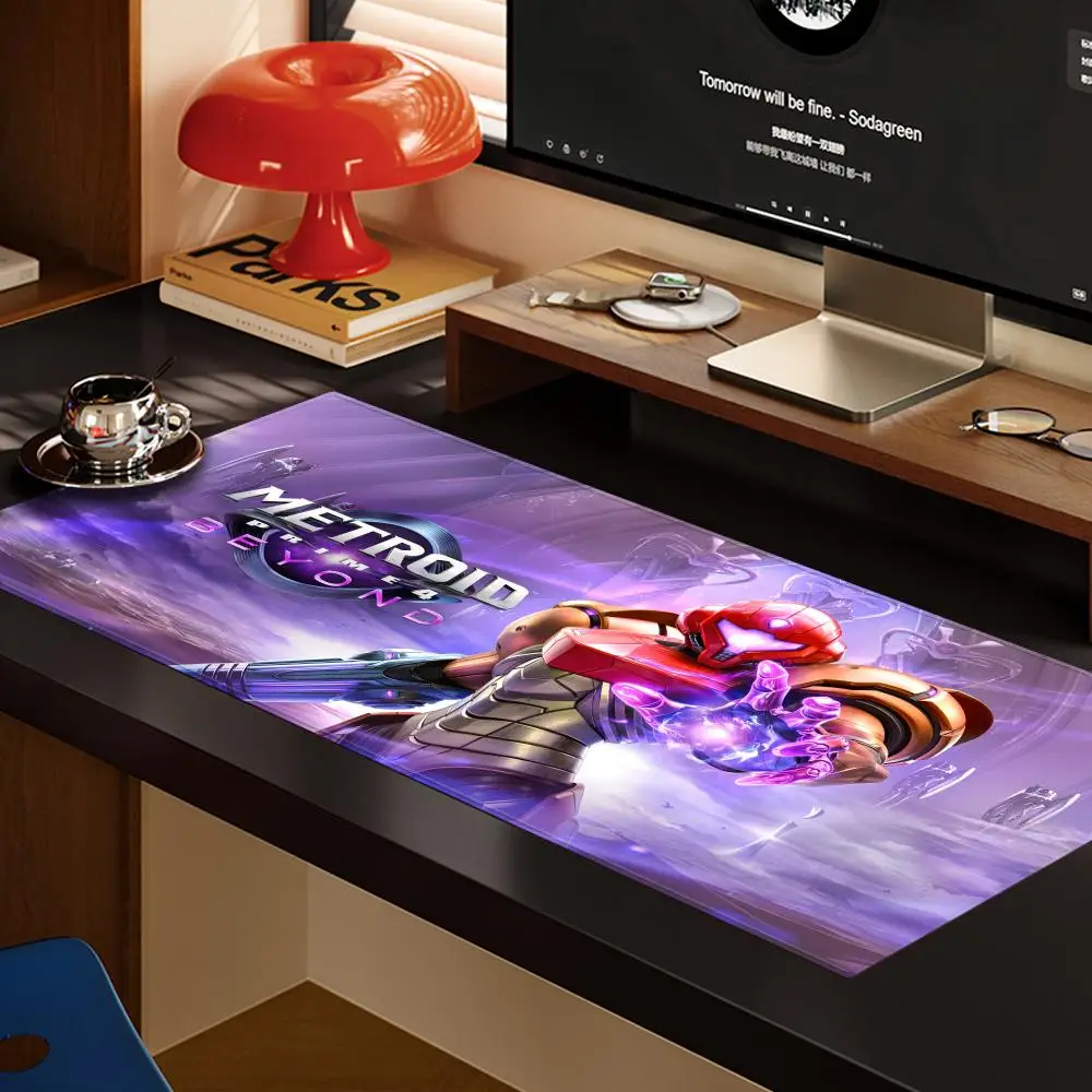 M-Metroid Prime 4 Beyond Mouse Pad XXL Computer Accessories Large Keyboard Laptop Table Pad The New Product Gamer Gaming