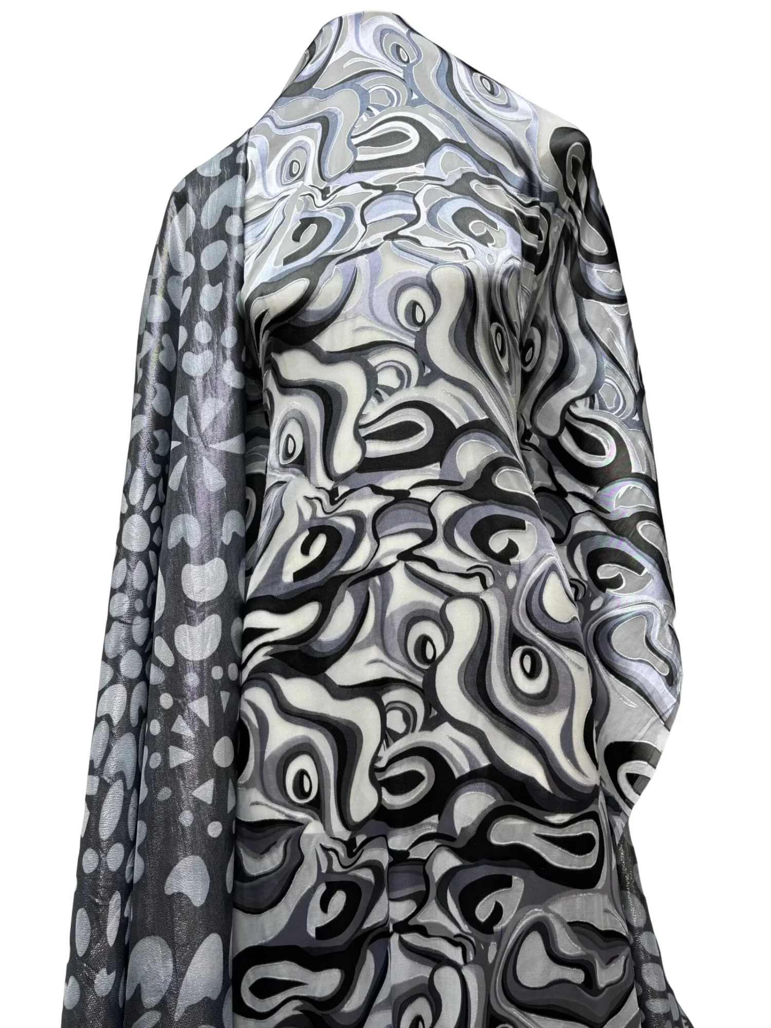 

5+2Yards African Velvet Brocade Lace Fabric 2025 Silk Design Nigerian Jacquard Lace Fabric Chiffon Lace For Evening Women Dress