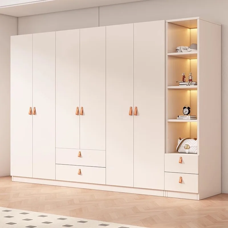 

Storage Rack Wardrobes Layered Children Clothing Bedroom Wardrobes Modern Luxury Ropero Armable De Ropa House Accessories