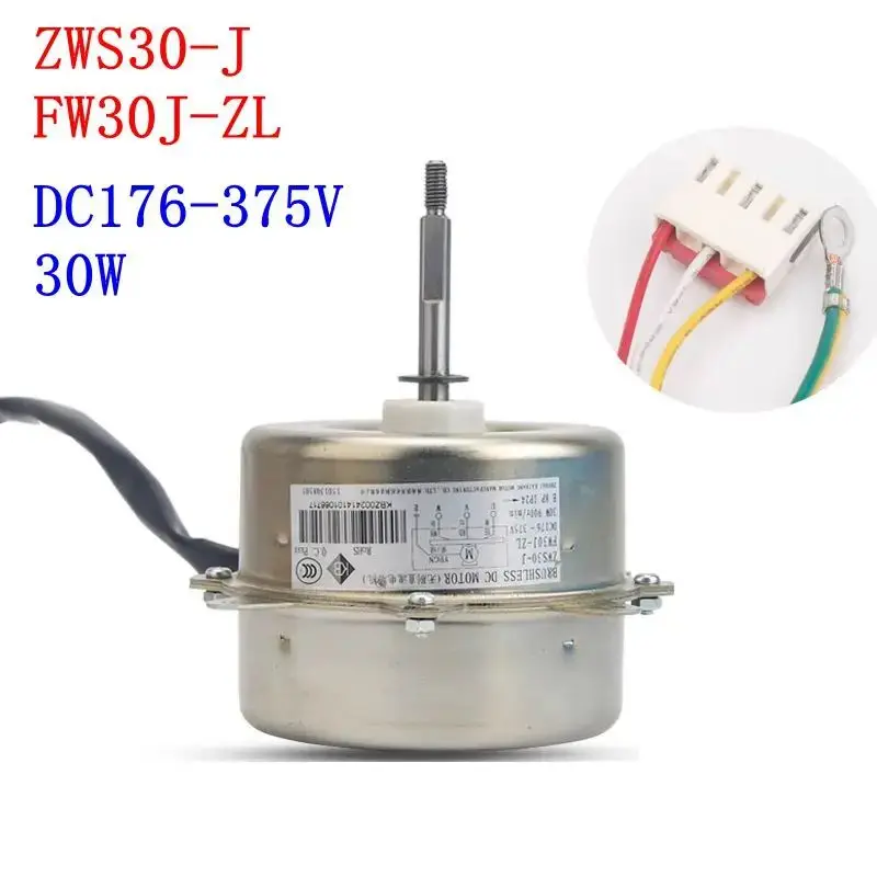 For Gree variable frequency air conditioning DC brushless external motor FW30J-ZL fan motor ZWS30-J DC176-375V 30W