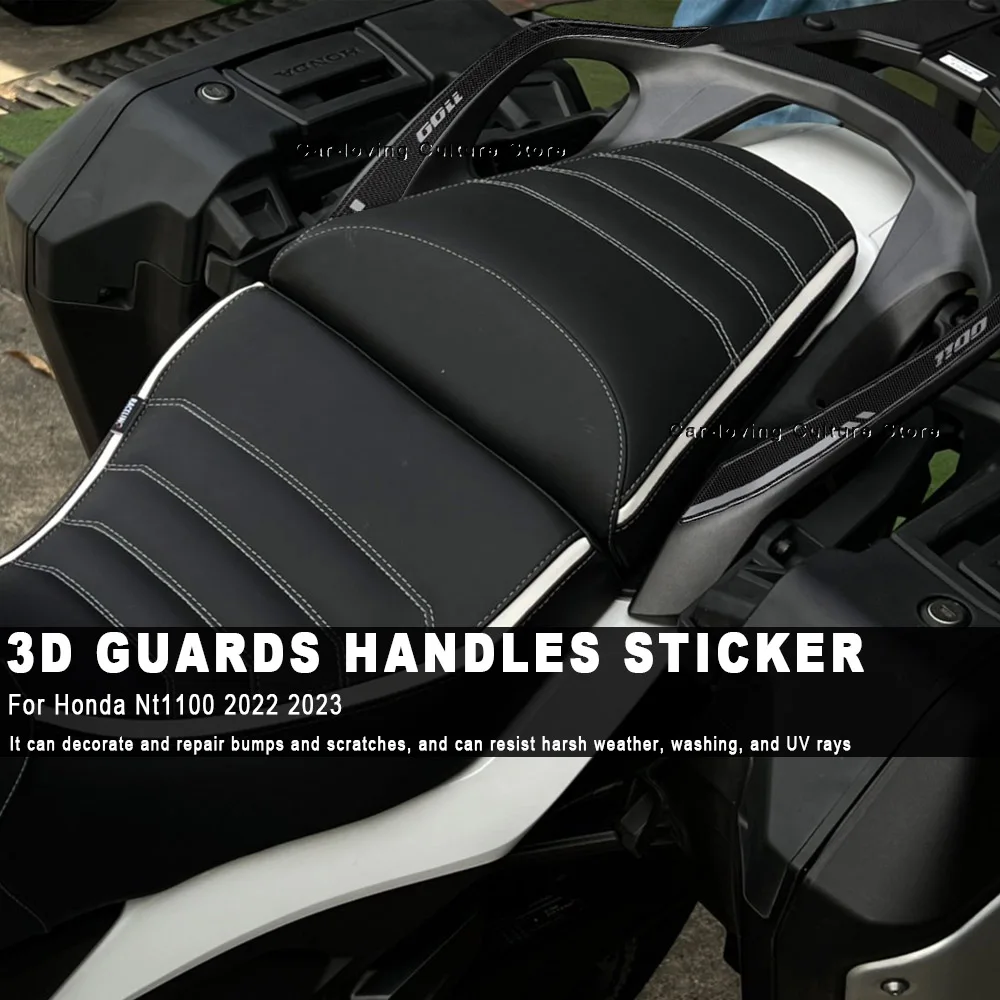 Waterproof Protective Sticker Motorcycle Guards Handles Stickers 3D Epoxy Resin Sticker For Nt1100 2022-2023