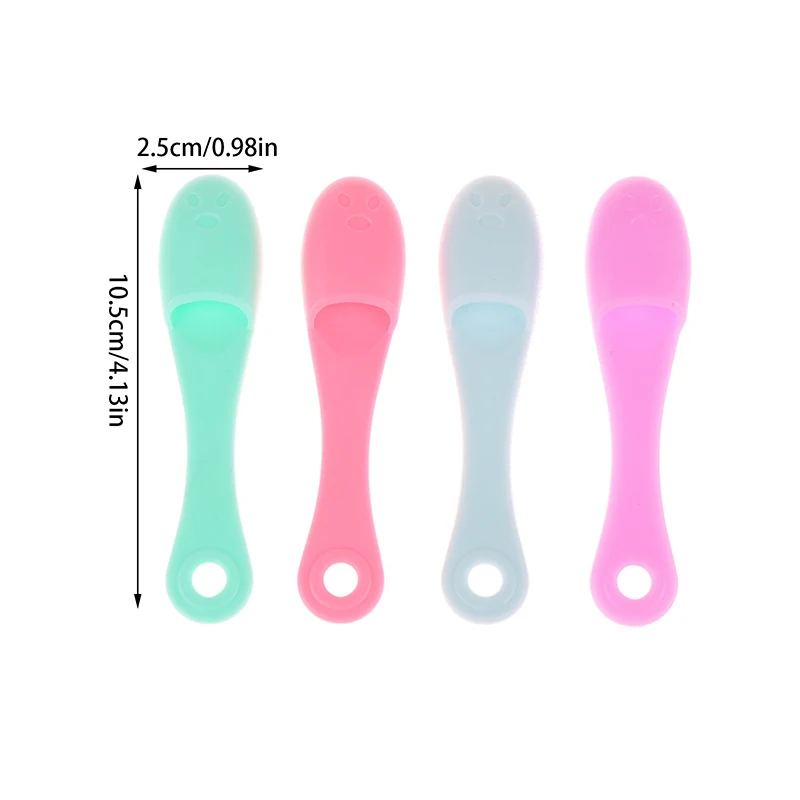 Silicone Nose Brush Facial Pore Cleaner Portable Blackhead Double-sided Massage Brushes Beauty Cleaning Tool Facial Nasal Scrub