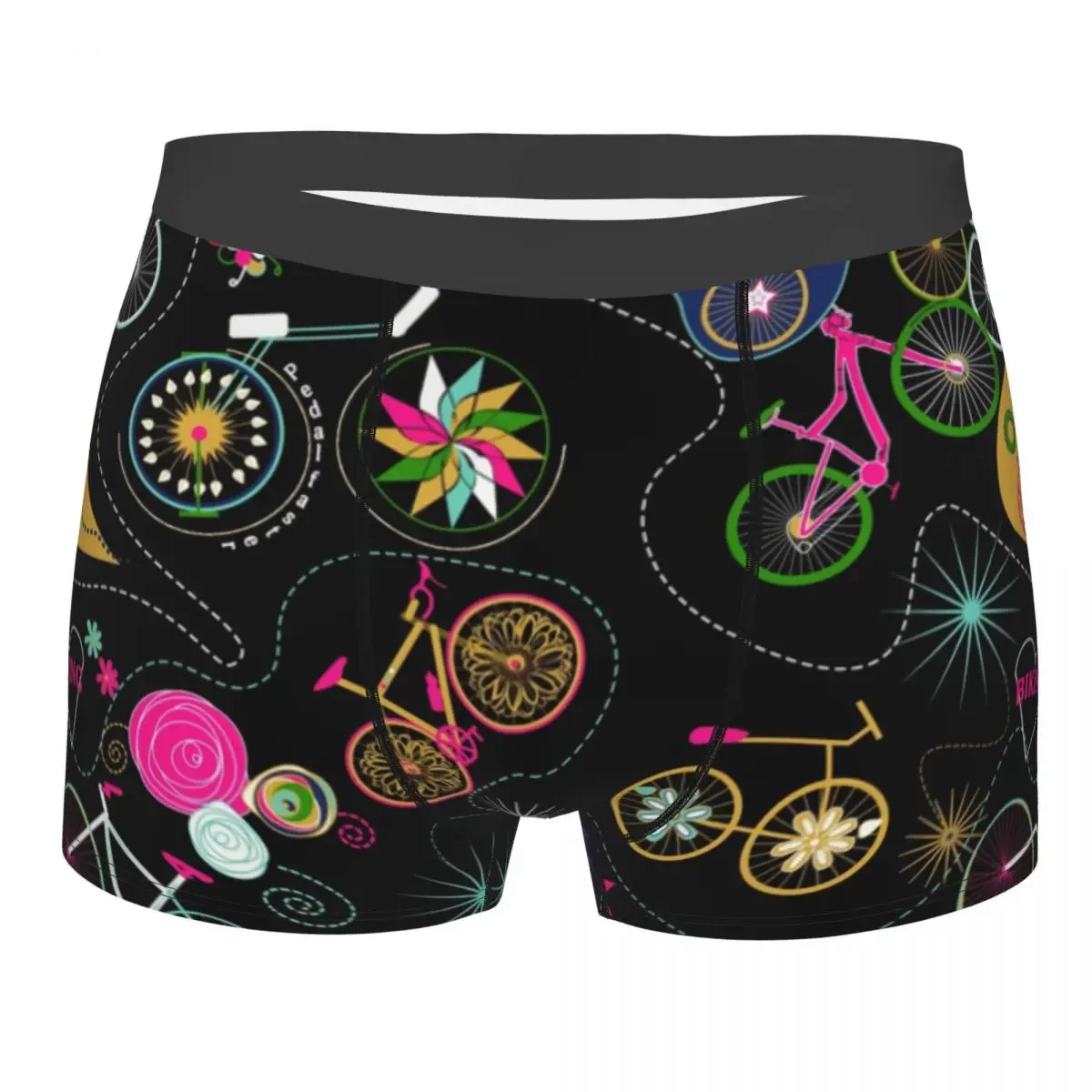 Custom Mountain Bike Bicycle Underwear Men Breathable MTB Biker Boxer Briefs Shorts Panties Soft Underpants For Homme