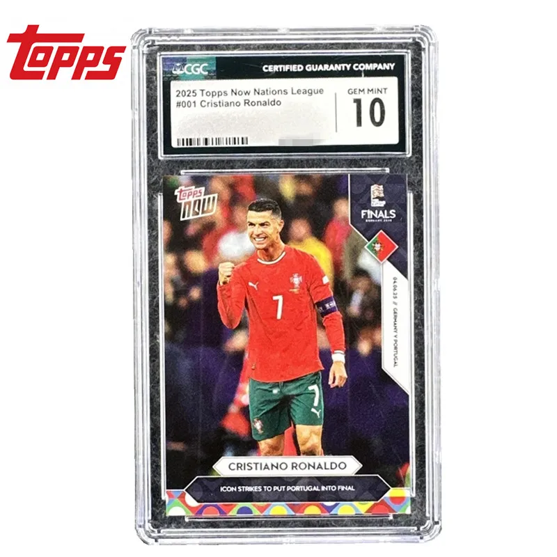 2024 Topps Genuine Football Star Ronaldo Score Card Portuguese Championship
