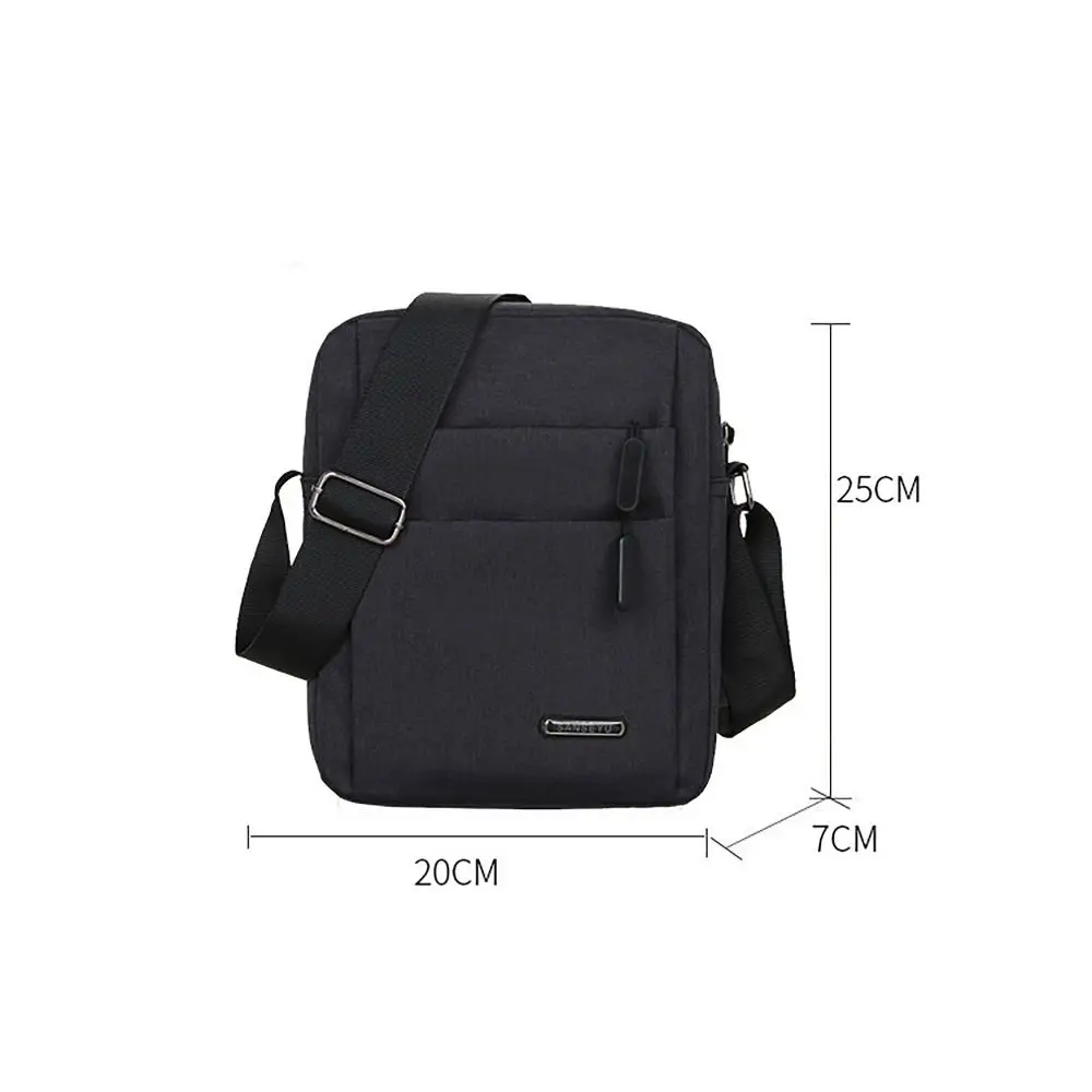 Multi-layers Men Crossbody Bags Durable Waterproof All-match Business Messenger Bags Oxford Cloth Man Handbags Outdoor