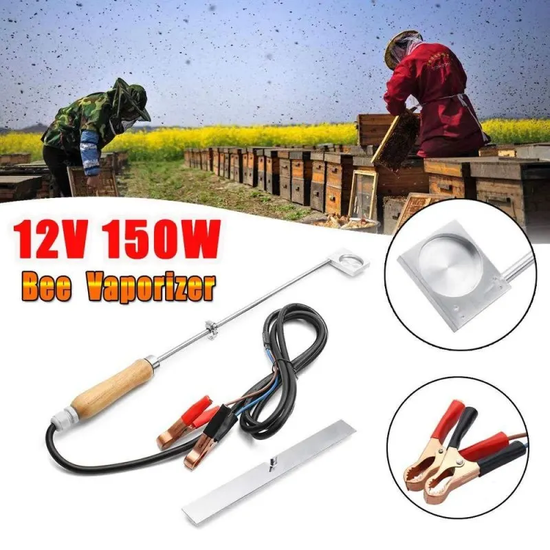 1 Set Bee Vaporizer 12V Bee Evaporator Oxalic Acid Vaporiser Varroa Mite Treatment Beekeeping