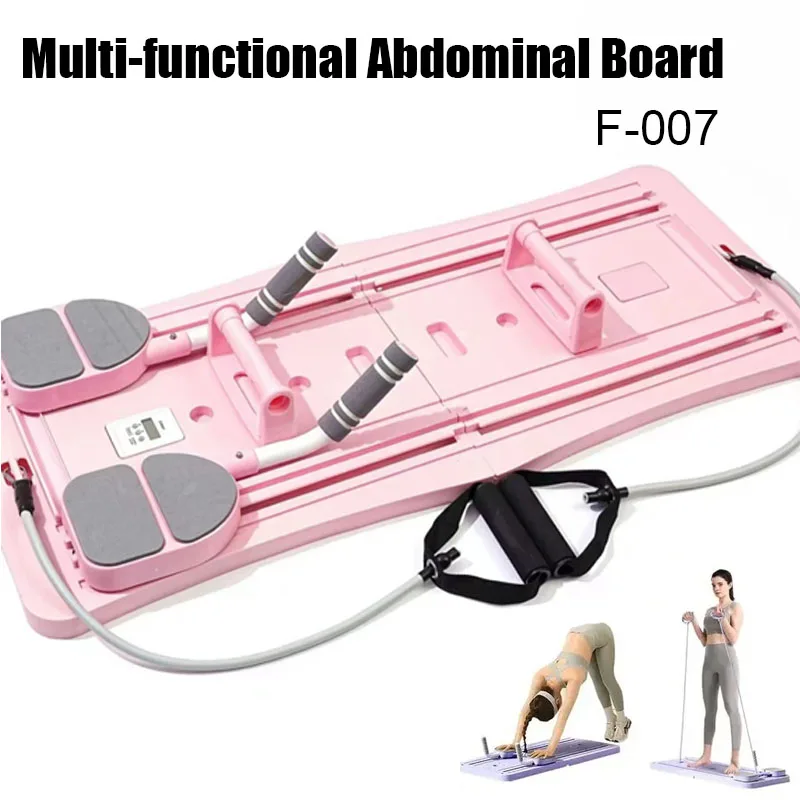 Abdominal Exercise Board Fitness Board Automatic Rebound Abs and Core Workout Equipment for Home Pilates roda abdominal