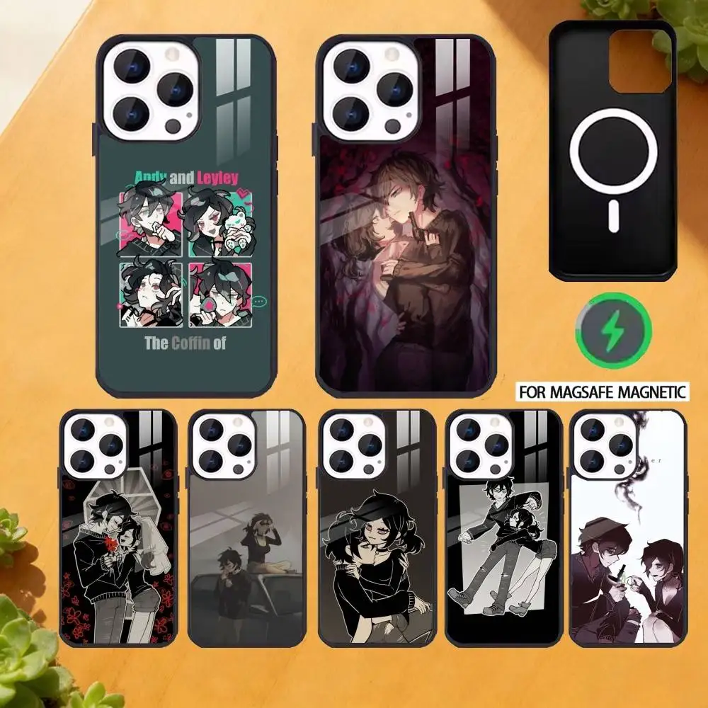 

Game The Coffin of Andy and Leyley Phone Case For iPhone17 16 15 14 13 12 ProMax Plus for Magsafe Mirror Wireless Magnetic Cover