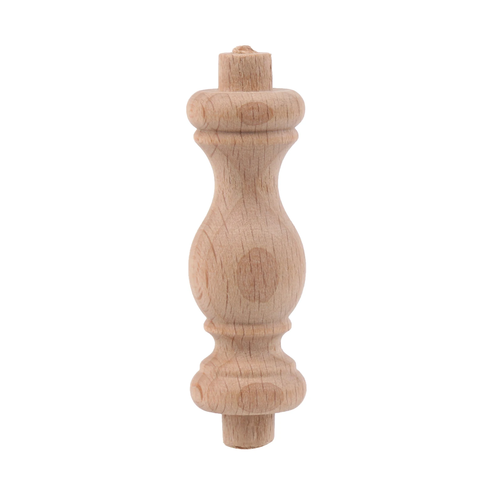 Wood Baluster Spindle Replacement for Furniture Miniature 3.94x0.71 Inch