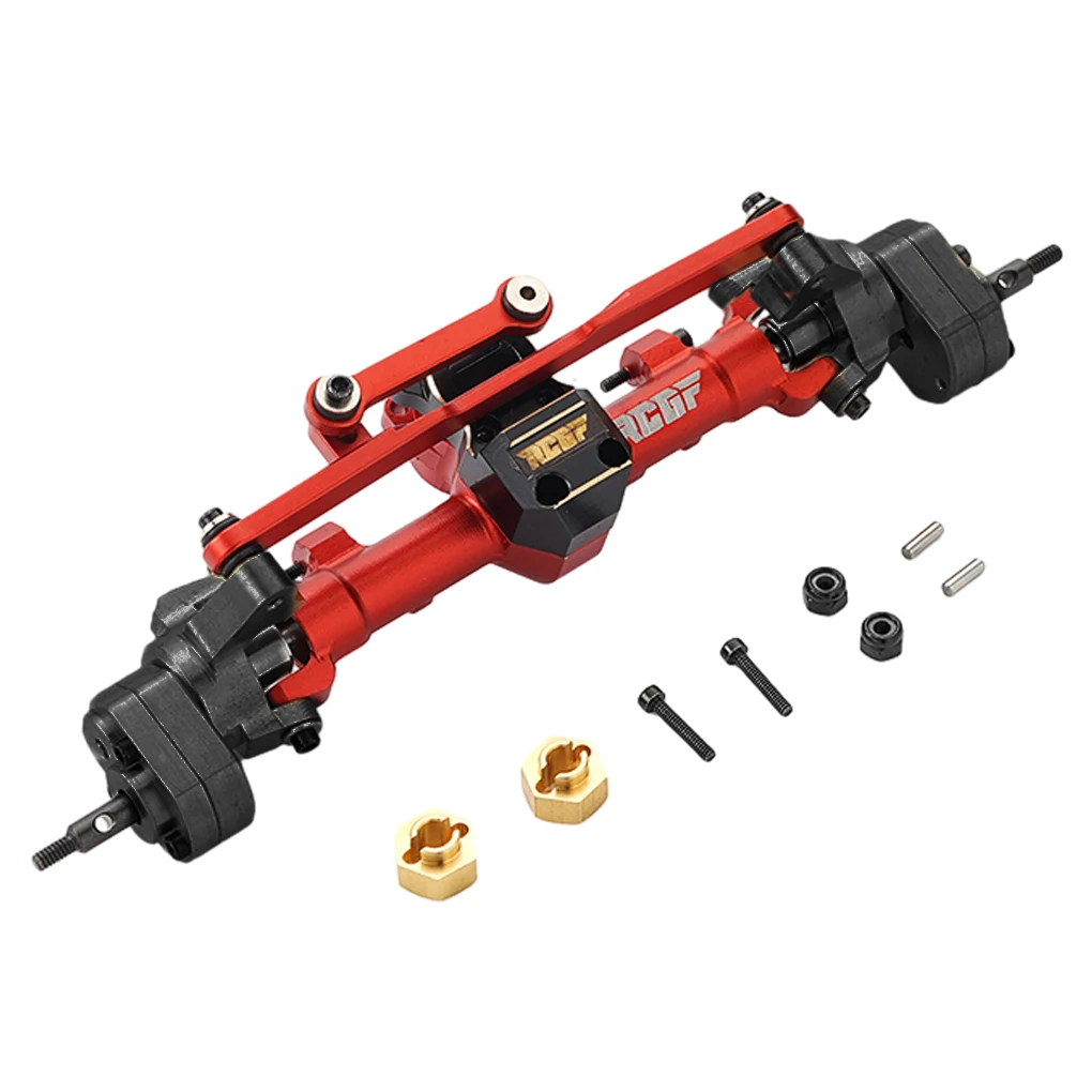 

RCGOFOLLOW Aluminum Alloy Better Stability Front Axle Better Stability Rc Front Axle For 1 24 Rc Front Axle Axial Scx24