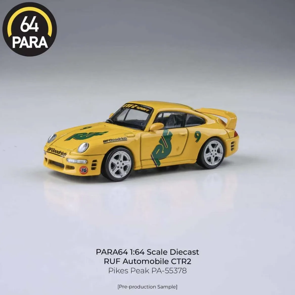 Para64 1:64 Porsche Ruf Ctr2 Pikes Peak Diecast Car Model