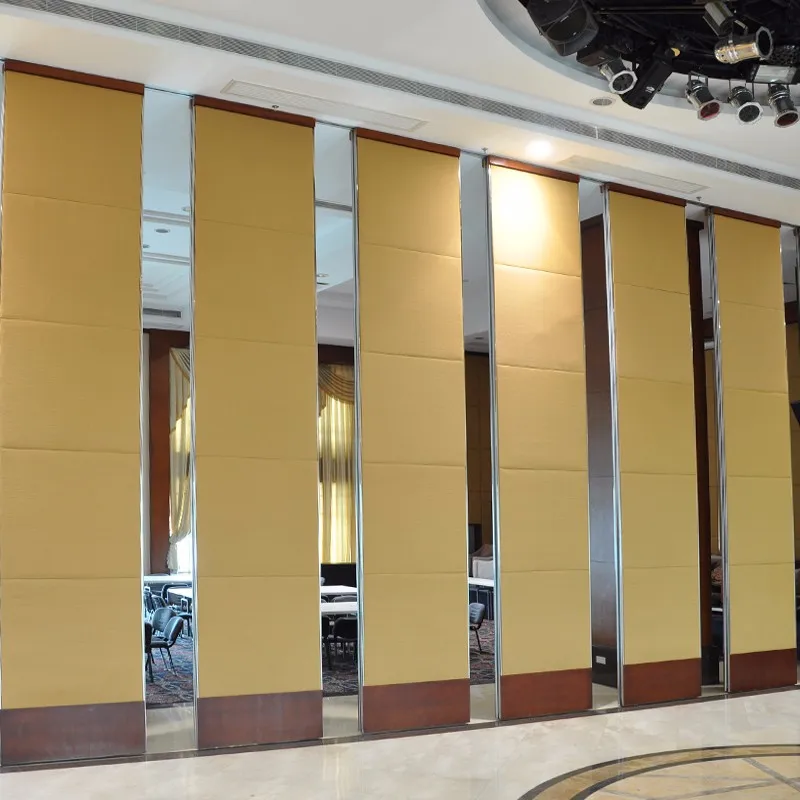 Hotel Banquet Hall Soundproof Room Divider Partition Movable Wall Sliding Folding Partitions Acoustic Operable Walls