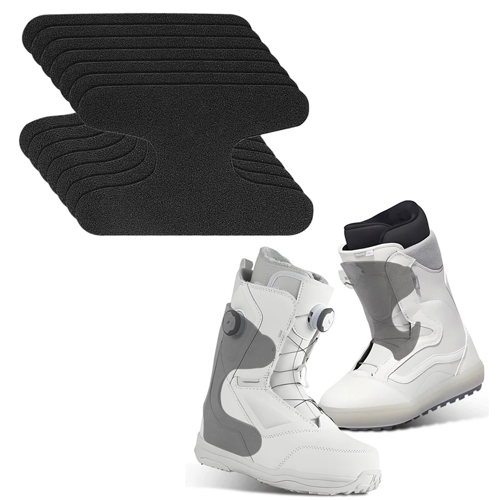 

Strong Bonding Ski Boot Pad Insole EVA Foot Inserts Black Ski Heel Pad Anti-slip Stability Reduce Foot Pressure