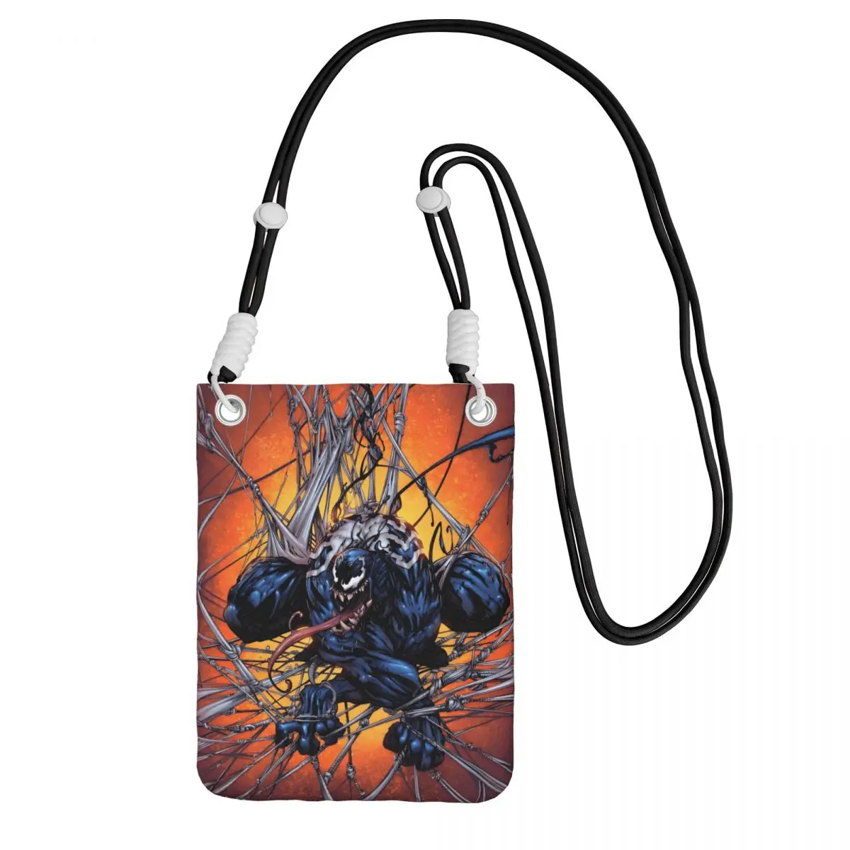 

Custom Venom Mobile Phone Bag for Women Men Cool Aggressive Shoulder Crossbody Bag Lipstick Bag Mini Shoulder Purse Wallet