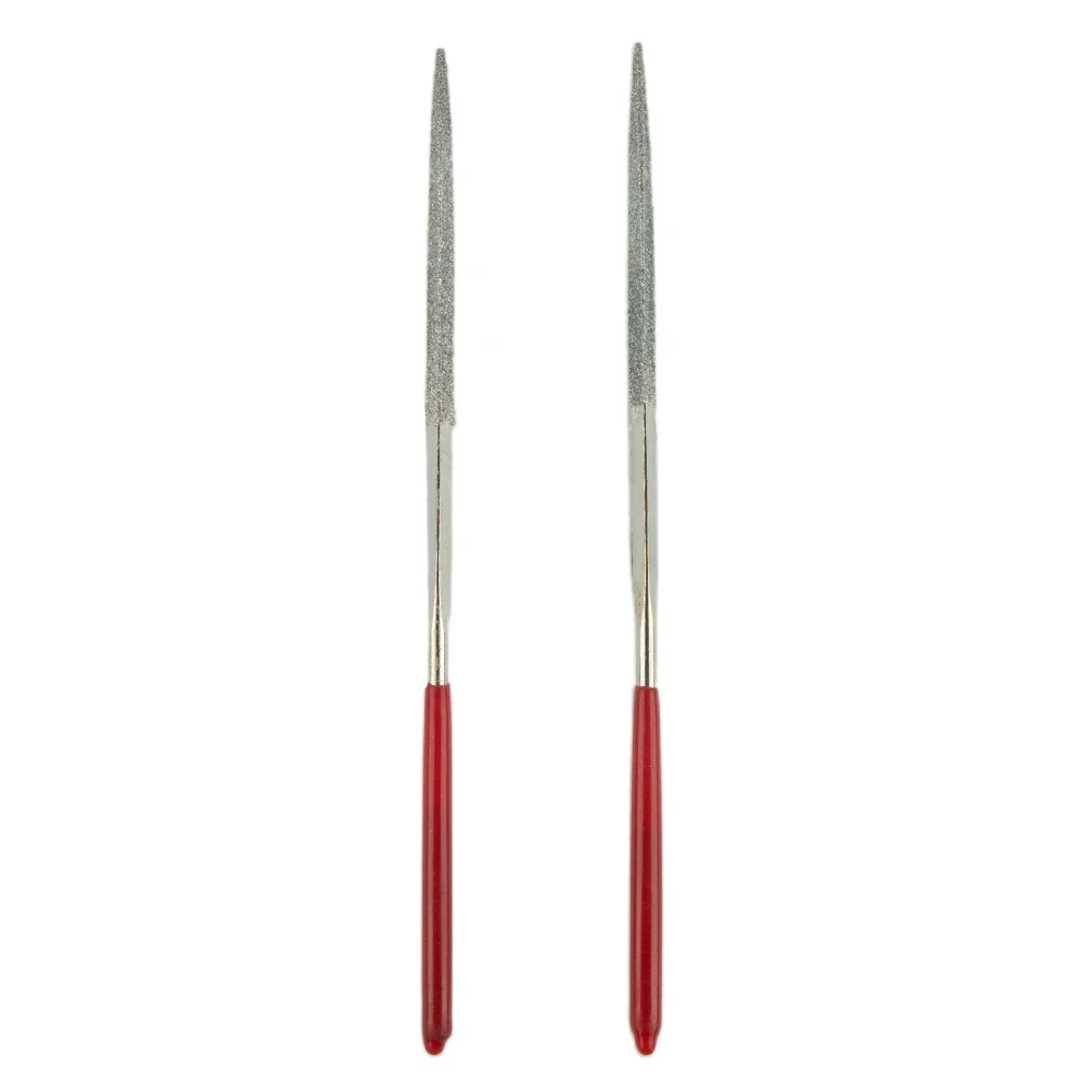 Wood Metal Plastic Diamond Files Hand Tools Diamond Nonslip Plastic Triangular Replaceable High Quality Material