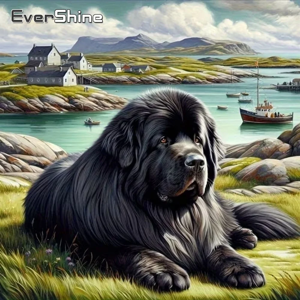 

EverShine Diamond Embroidery Dog Animal Painting New Arrival Acrylic Craft Supplies DIY Diamond Mosaic Kits Handmade Hobby