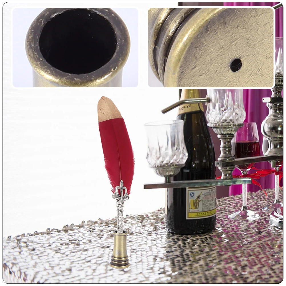

Round Metal Pen Holder Desk Base Accessory Display Desktop Cute for Organizer Pens Holders Stand Work