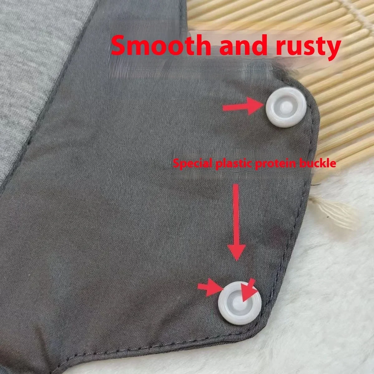 Antibacterial Underwear Leak-Proof Pad Adult Elderly Washable Diaper Incontinence Leakage Gasket Middle-Aged Men Women Button