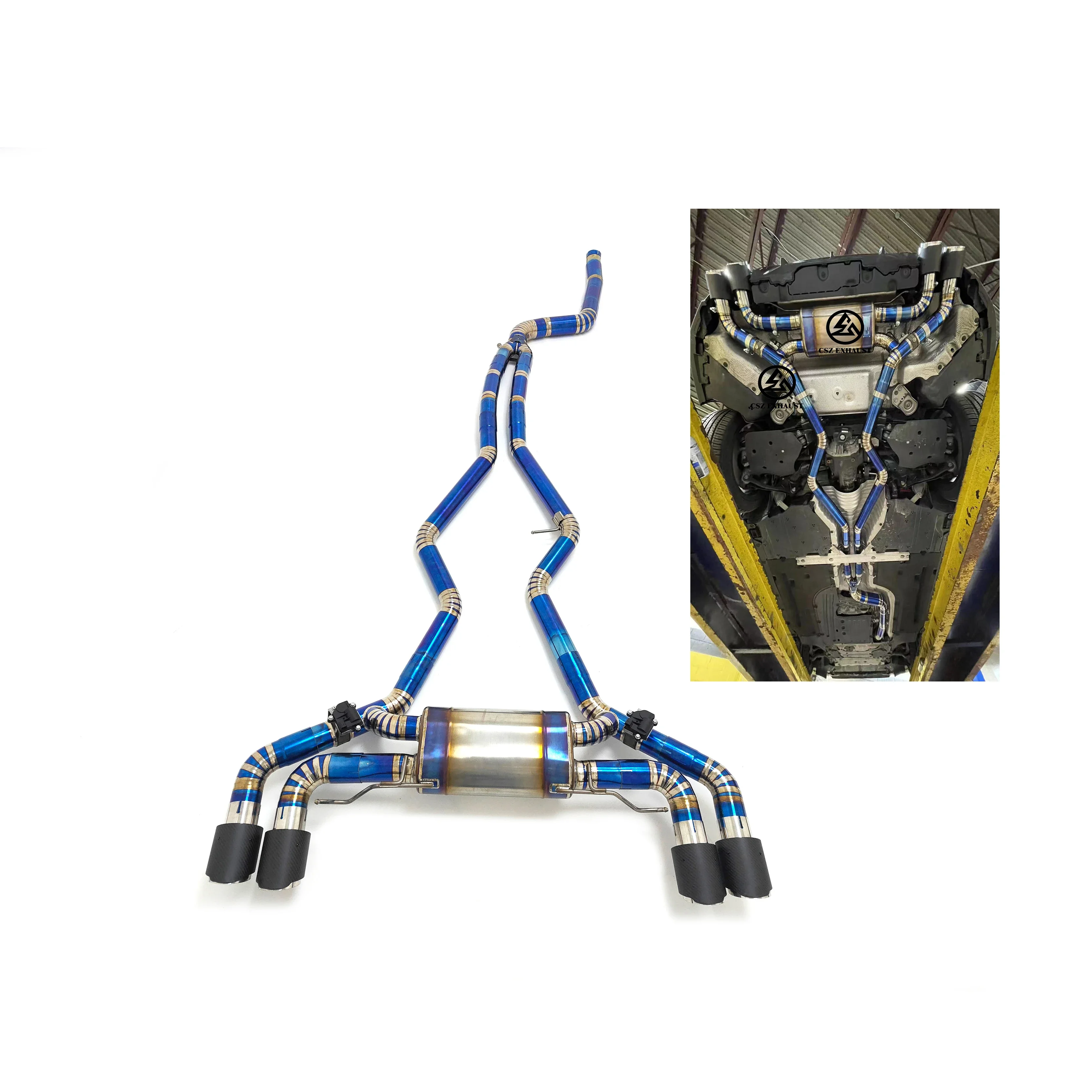 

Высококачественный OEM титановый Выхлопной Клапан Valvetronic Catback для G20 M340i G22 M440i G42 M240i B58 3,0 T выхлопной глушитель