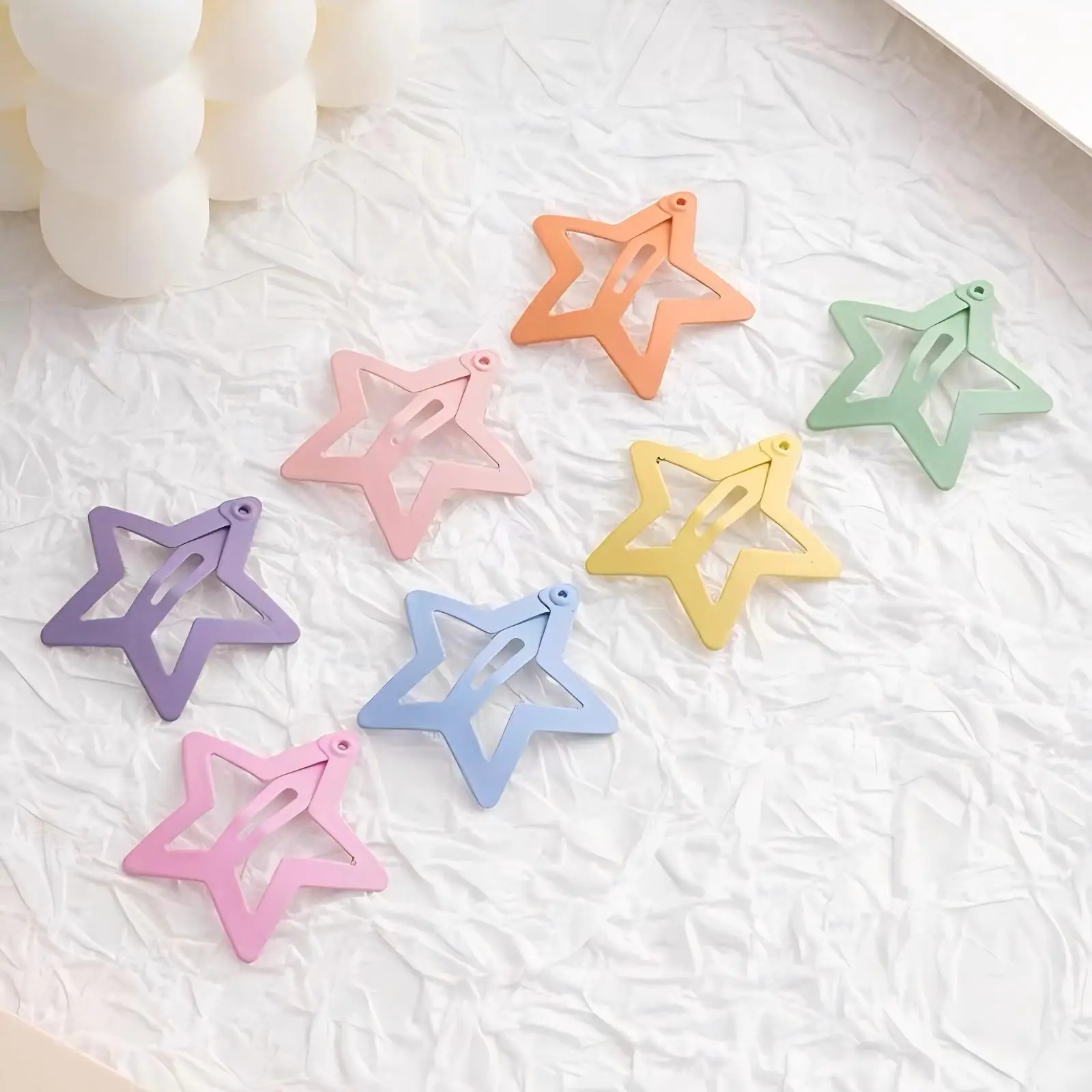 20/40Pcs Candy Colors Star BB Hair Clips For Girls Lovely Hair Decorate Hairpins Kids Hair Accessories