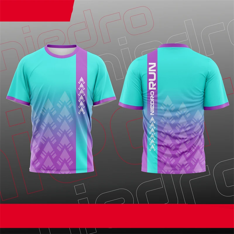 Fashion Running Sports T Shirts Summer Quick Dry Outdoor Fitness 3D Printed T-shirts Trend Oversized Breathable Tracksuit Tees