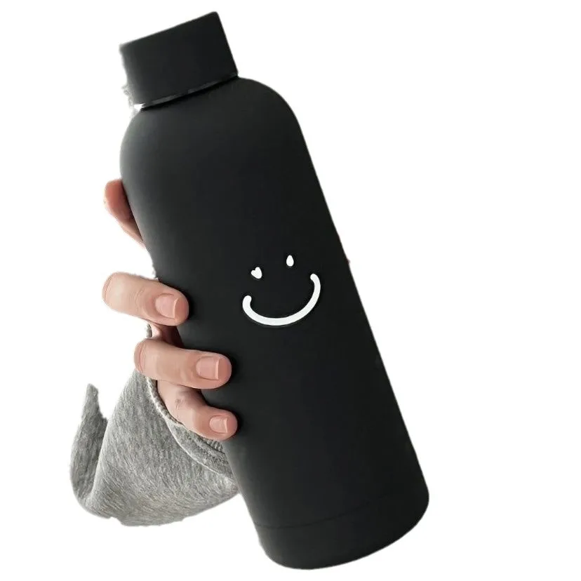 New Stainless Steel Vacuum Insulated Cup 500ml Outdoor Portable Large Belly Bottle Sports Kettle