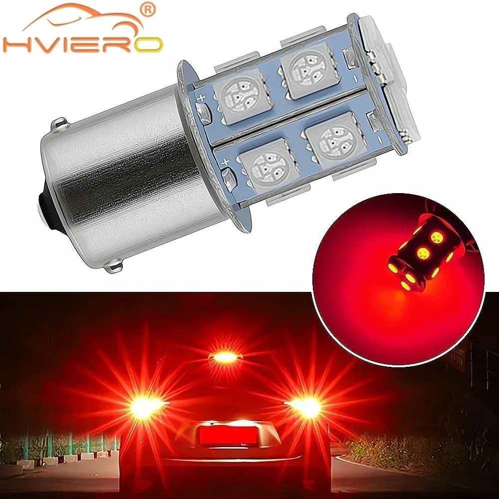 1156 BA15S 1157 BAY15D P21W BA15D 13Led License Plate Car Led Turn Parking Signal Lights Brake Tail Lamps Auto Rear Reverse Bulb