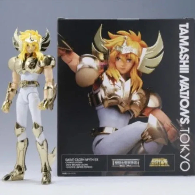 In Stock Bandai Myth Cloth EX Saint Seiya GOLDEN LIMITED EDITION Hyoga Original Anime Figure Model Toys Action Collection Doll