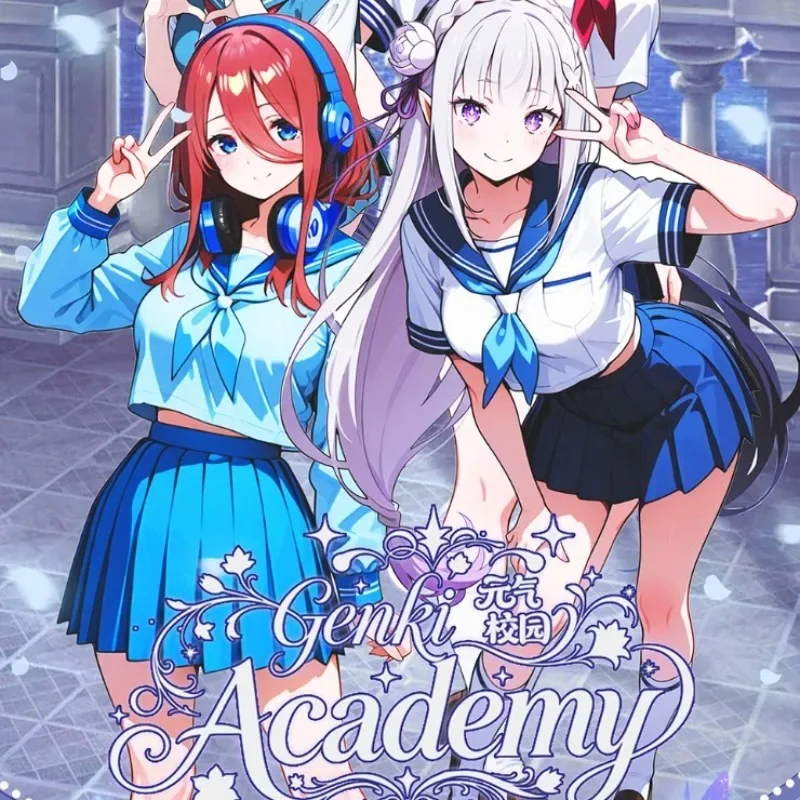 Genki Parade Vol.5 Genki Academy Anime Collectible Trading Cards Waifu Booster Box ACG Character Hobby Collection Fan Gifts TCG