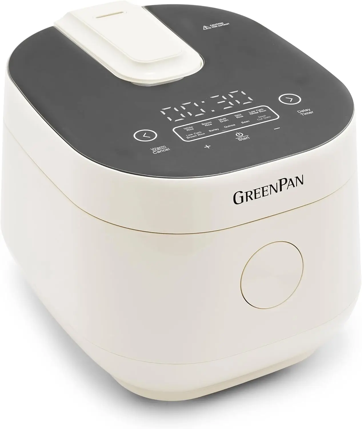 Reducing Electric Rice Cooker, 4 Cups Uncooked/8 Cooked Rice, 10 Presets, LED Display, Healthier Meals