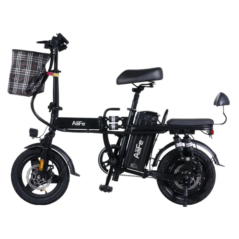 

Bike 500W Motor 20 Mph Folding Ebike 14" Adults Electric Bicycles 25 Miles Mini E Bikes for Adults and Teens
