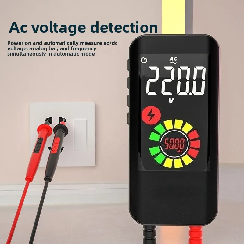 A10 Rechargeable Mini Digital Multimeter, Portable Automatic Multimeter for Electricians