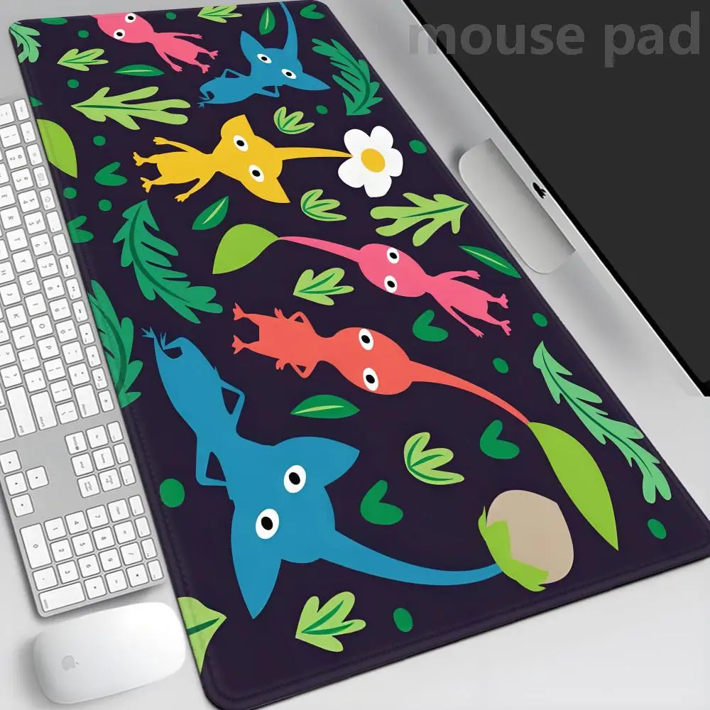 

Pikmin Game In Stocked Laptop Gaming Mice Mousepad Size for large Edge Locking Game Keyboard Pad