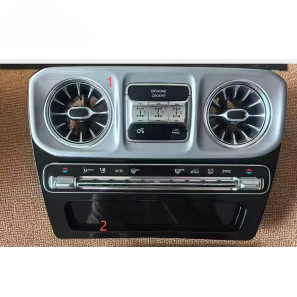 W464 to W465 Center Control Interior Central Control Frame Panel Trim G500 G63 G450D Interior Car Accessory for G Class W464