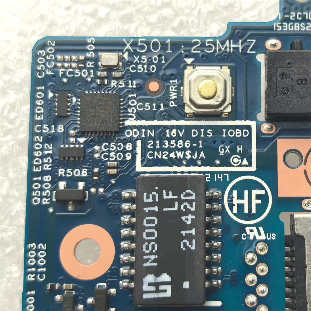 Beke Original For Dell Vostro 16 5630 V5630 USB Audio RJ45 Card Reader IO Board 213586-1 09FDJC 9FDJC 100% Tested Fast Ship