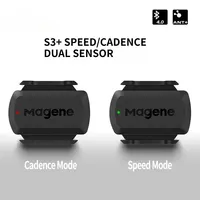 Magene S3+ Speed Cadence Sensor ANT Bluetooth Computer Speedmeter Dual Sensor Bike Accessories Compatible with WahooOnelap Zwift