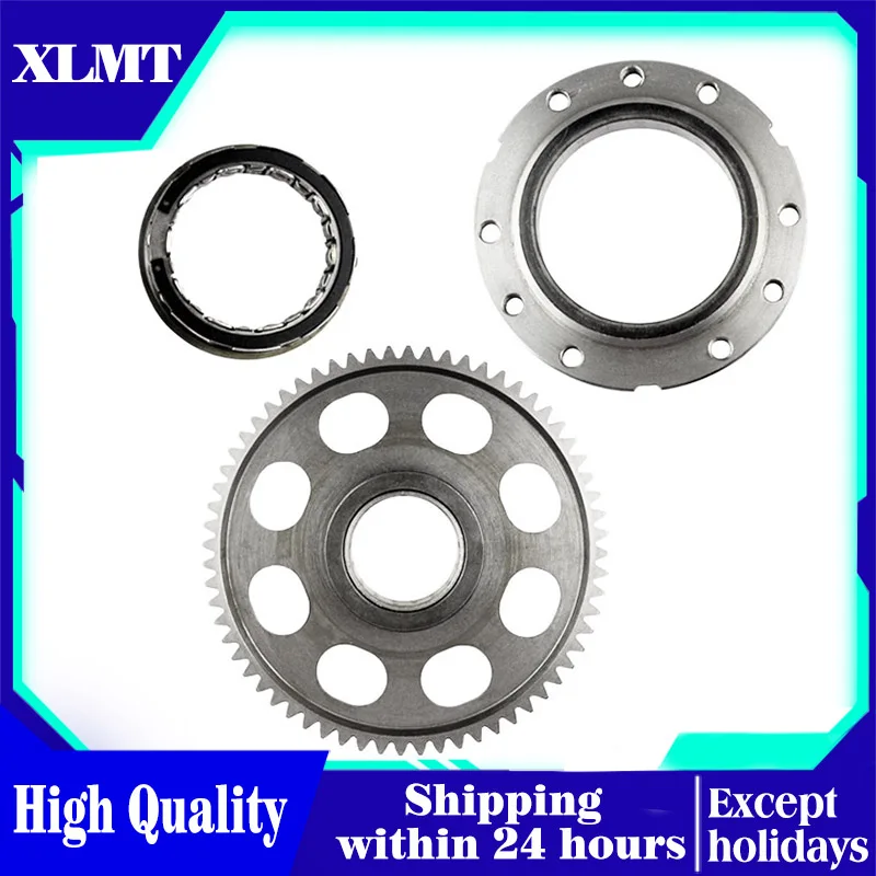 Motorcycle One Way Starter Clutch Gear Assy Bearing Flange For Aprilia RSV1000 Mille Mille-R 1998-2003 SL1000 Falco Tuono